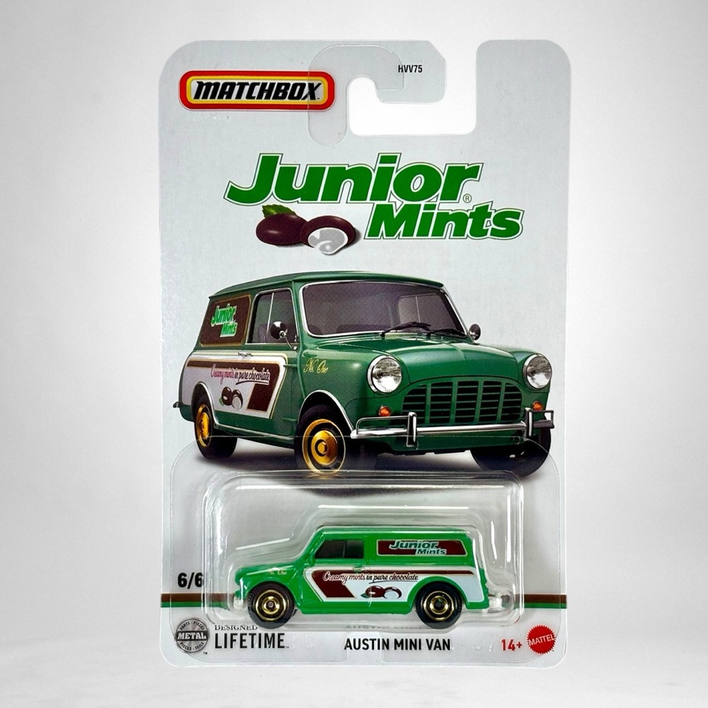 Matchbox 2025 Candy Series Junior Mints Austin Mini Van 6/6